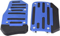 Blue Alloy Nonslip Brake Pedal Cover Pack of 2 W31908