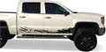 Black Mud Splash Decal Sticker Pack of 2 D680