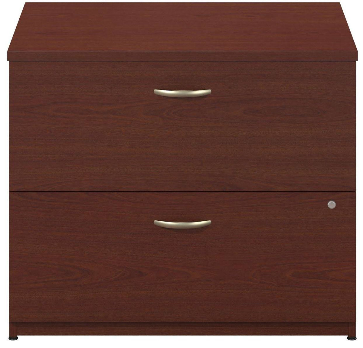 2 Drawer Mahogany Lateral File Cabinet X50273