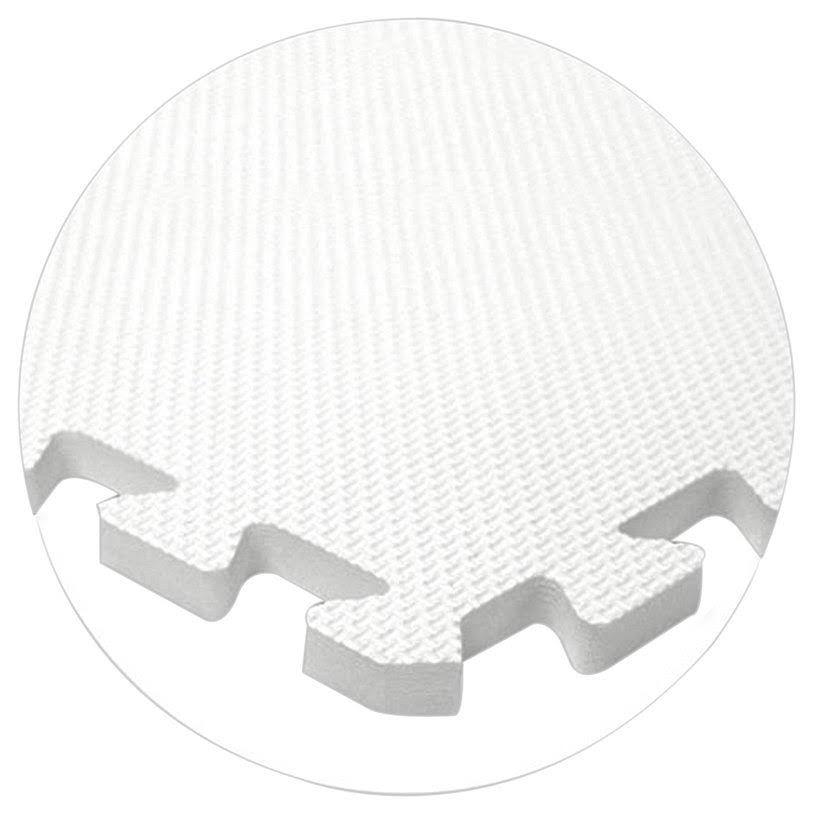 White 10 x 14 Eva Foam Interlocking Floor Set A94351