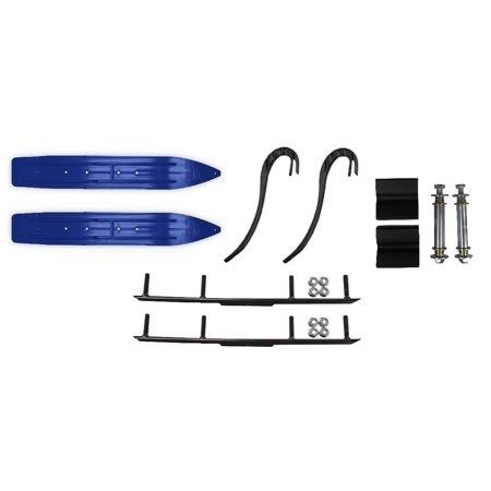 7 1/4 inch Snowmobile Skis with 4 inch Round Bars Kit R483750