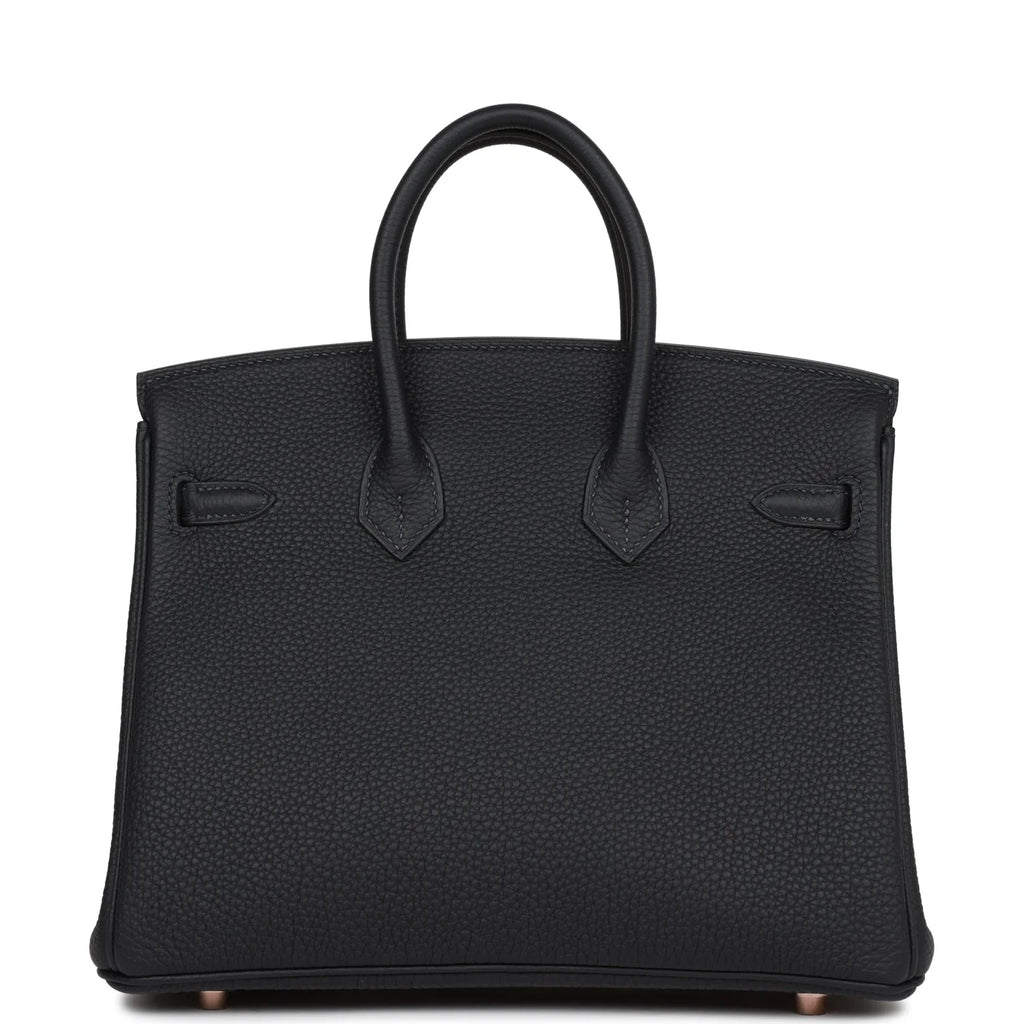 Birkin 25 Caban Togo Rose Gold Hardware D42057
