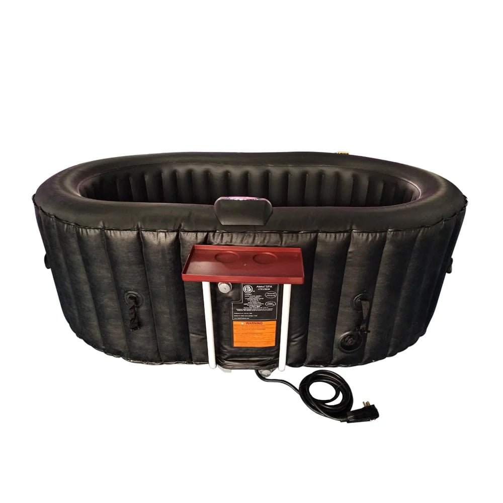 145 Gallon 2 Person Brown Oval Inflatable Hot Tub N648