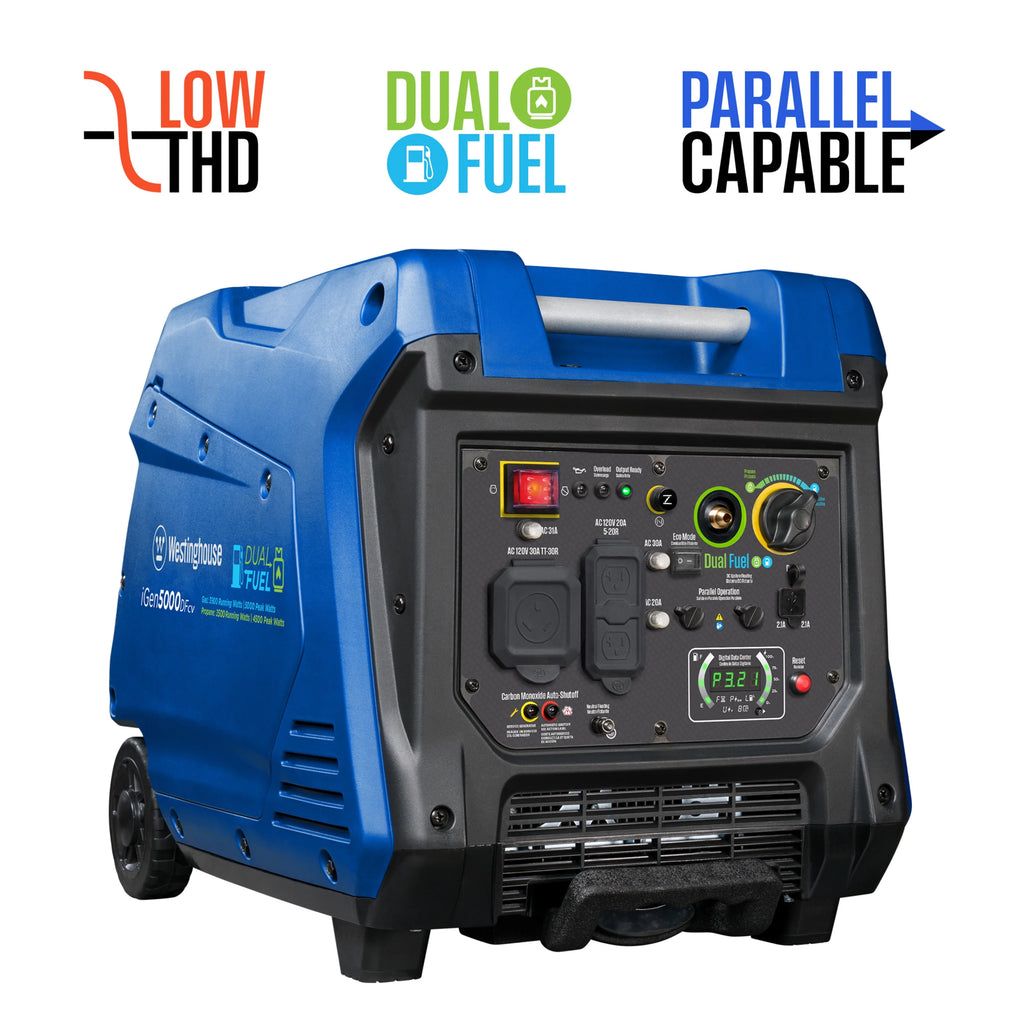 Gas Powered Portable Inverter Generator with Electric Start H7928