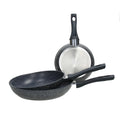 Black 3 Pan Set 20 24 28cm W740