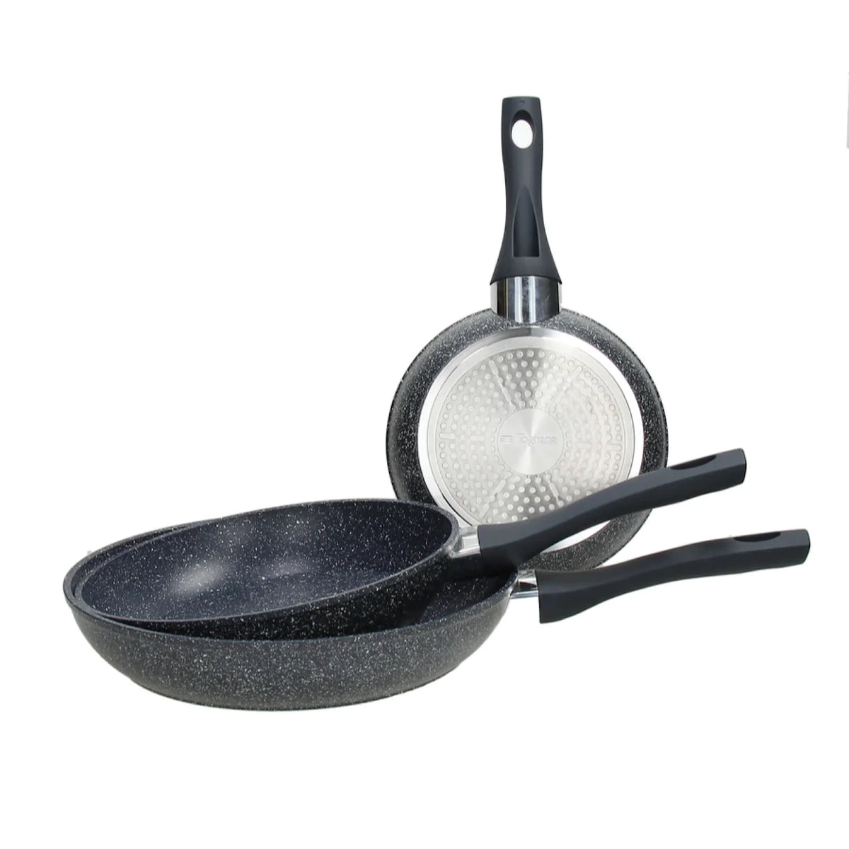Black 3 Pan Set 20 24 28cm W740