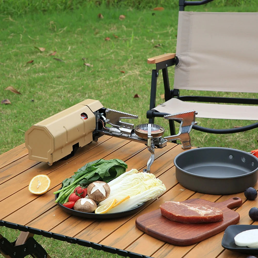 Camping Cassette Stove 2600W with Carrying Bag O282
