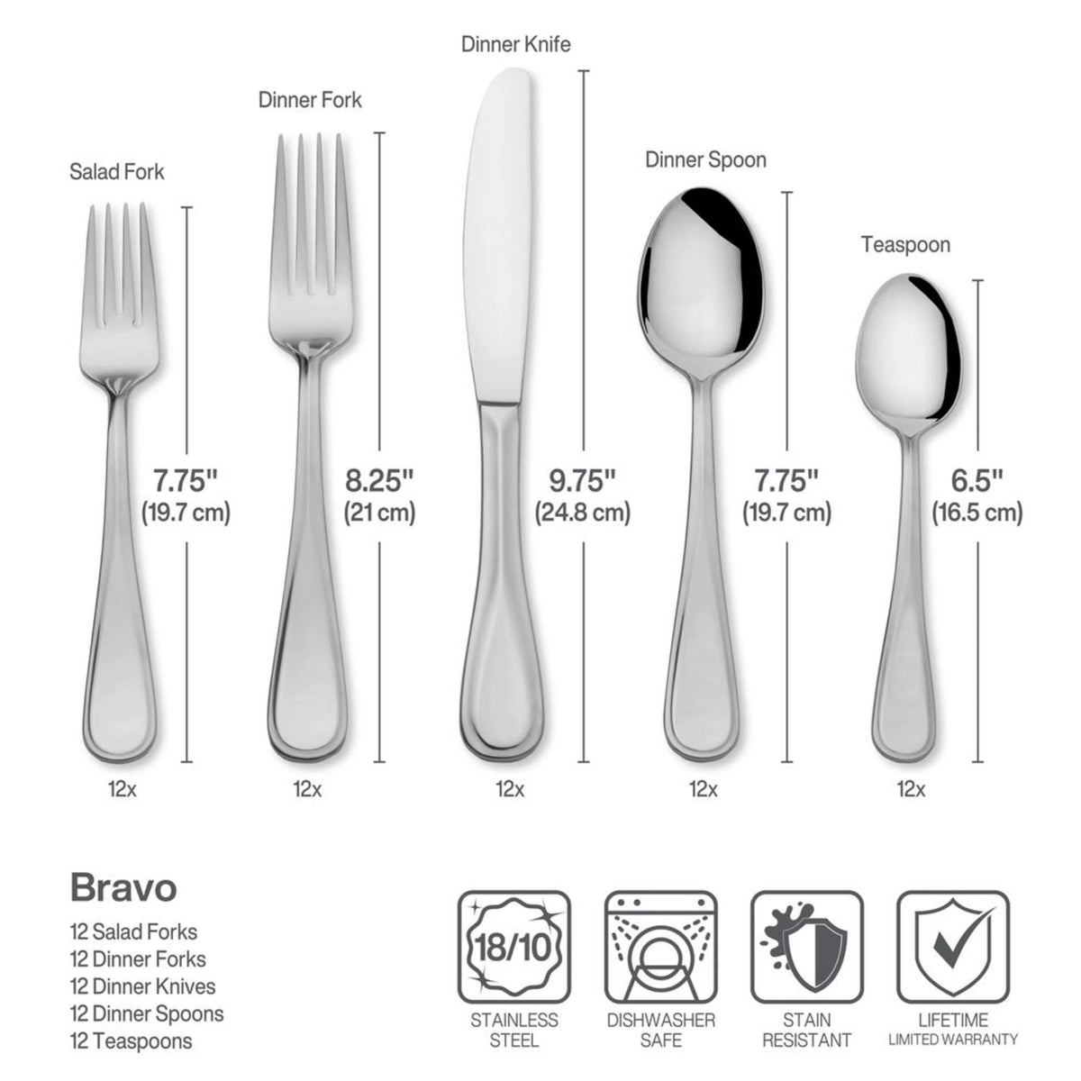 20-piece Stainless Steel Flatware Set K67974