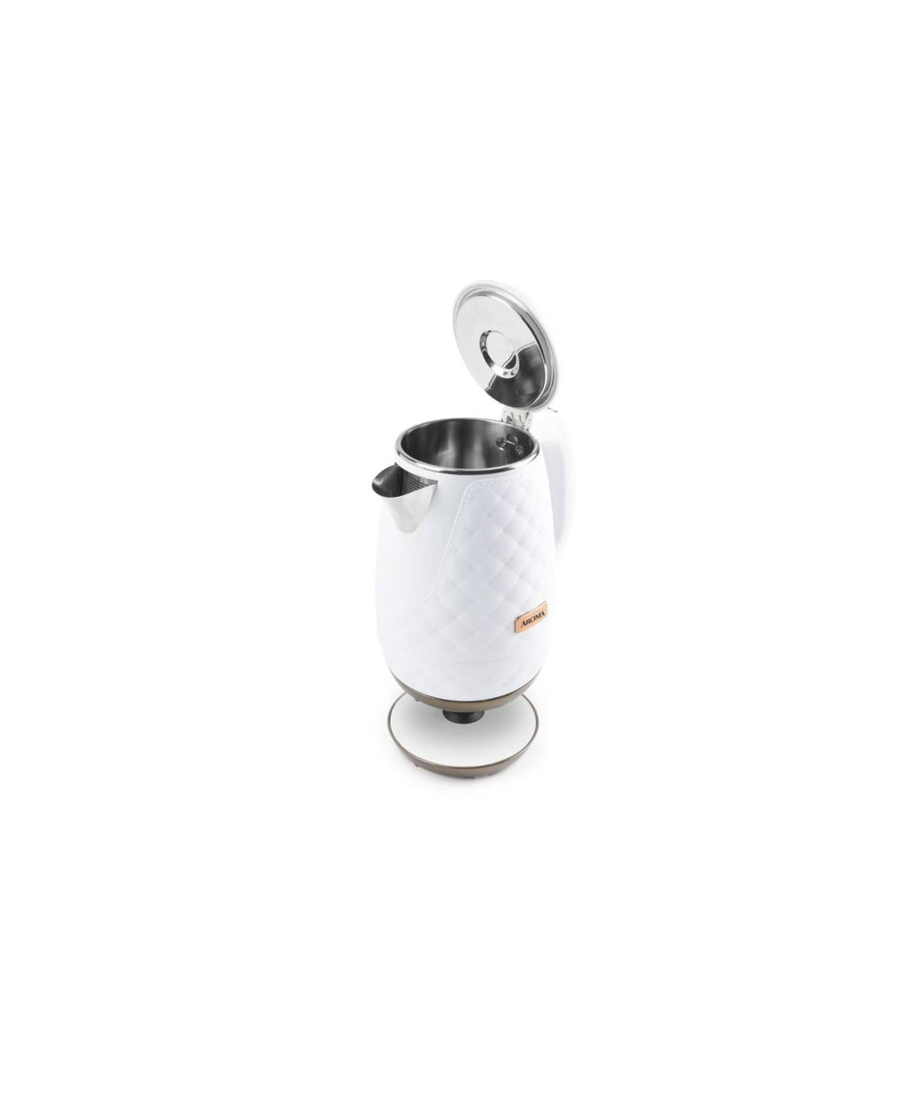 White 1.2L Stainless Steel Electric Water Kettle E980