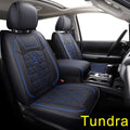 Black Rear Waterproof Faux Leather Seat Covers E9792