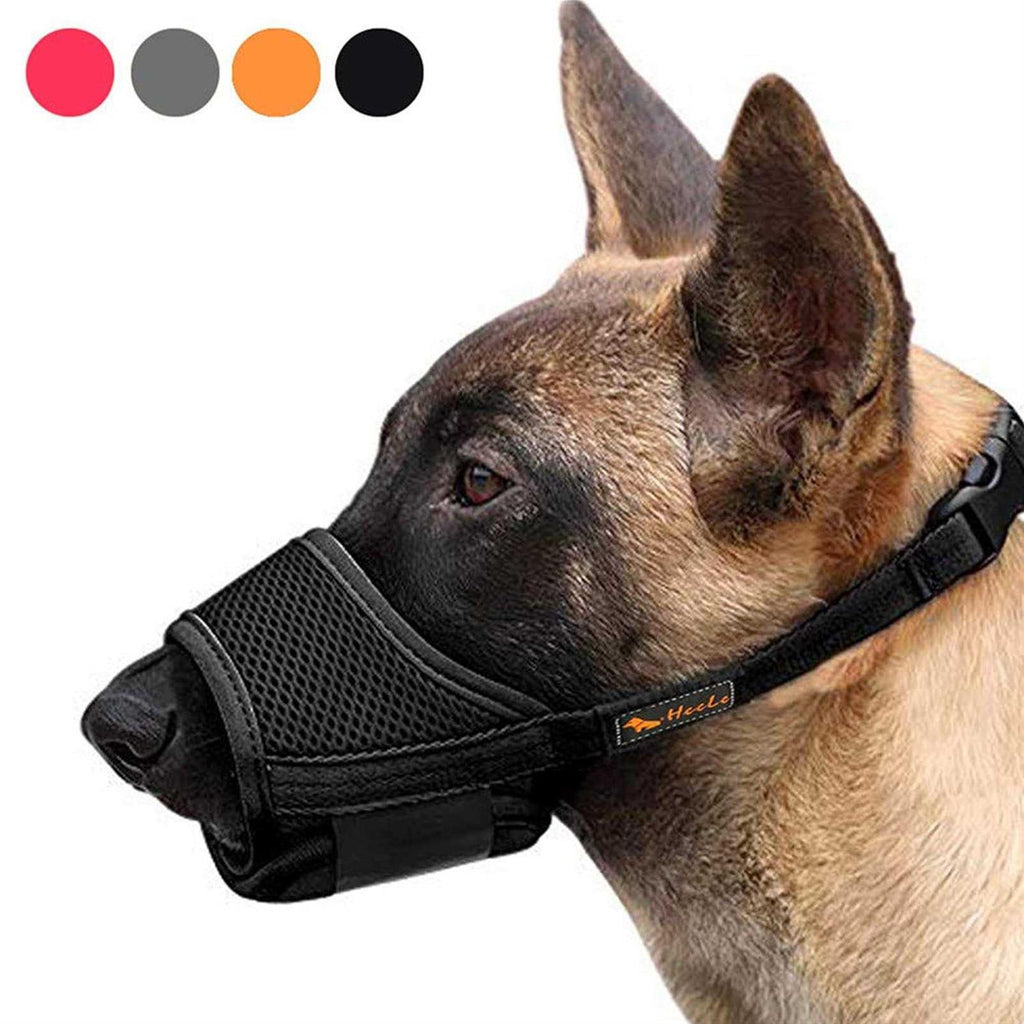 Soft Nylon Adjustable Dog Muzzle G42617