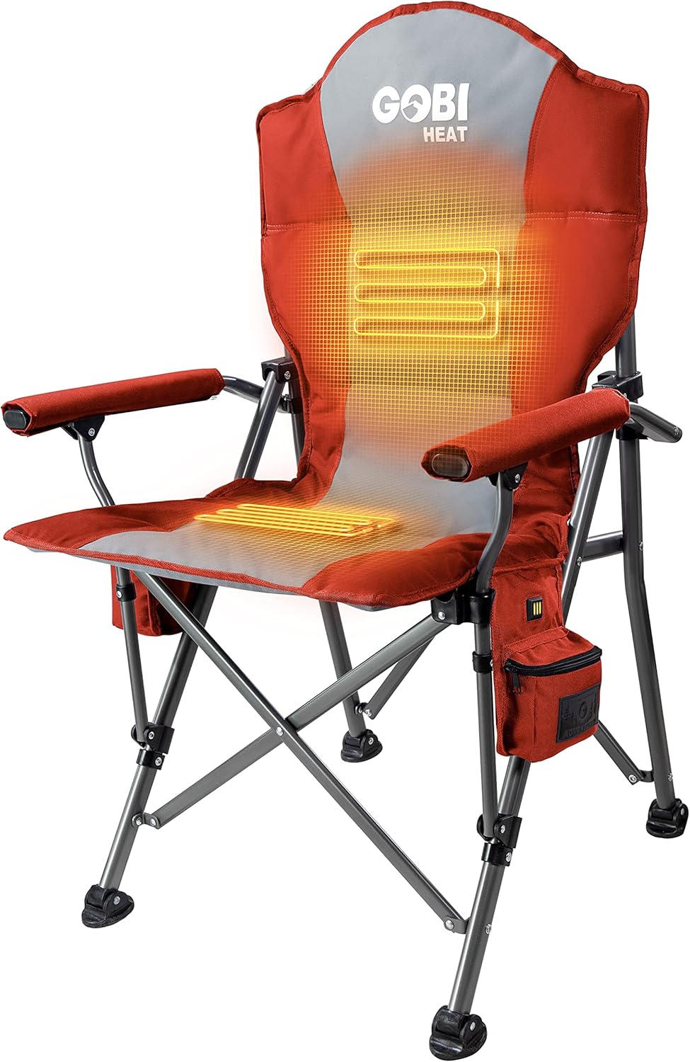 Heated Camping Chair with Battery and Charger F21310