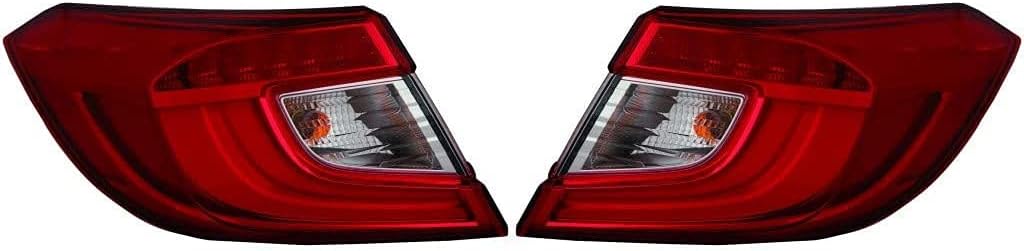 Tail Light Assembly Driver Side with Bulb Y330