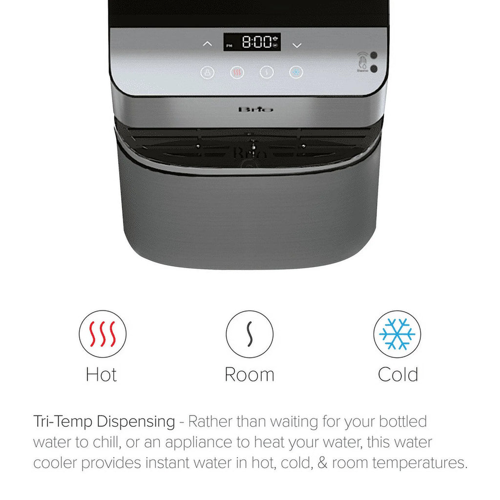 Touchless 3-Stage Bottless Water Cooler Stainless Steel E844406
