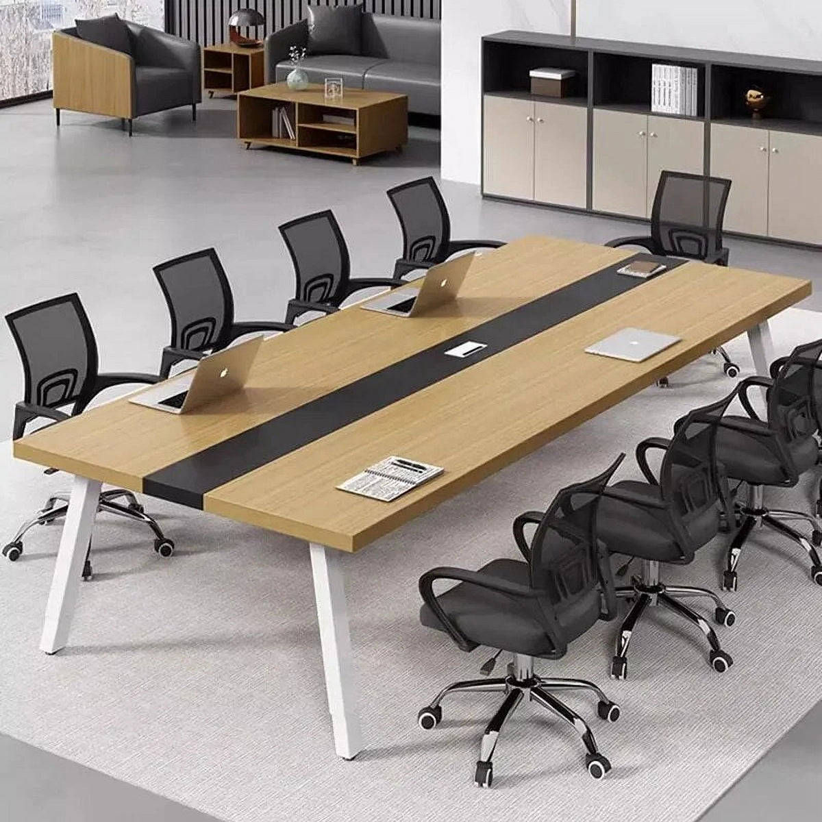 Modern Office Desk with Drawers F97929