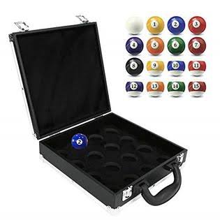 Billiard Pool Balls Carrying Travel Case Box E771093