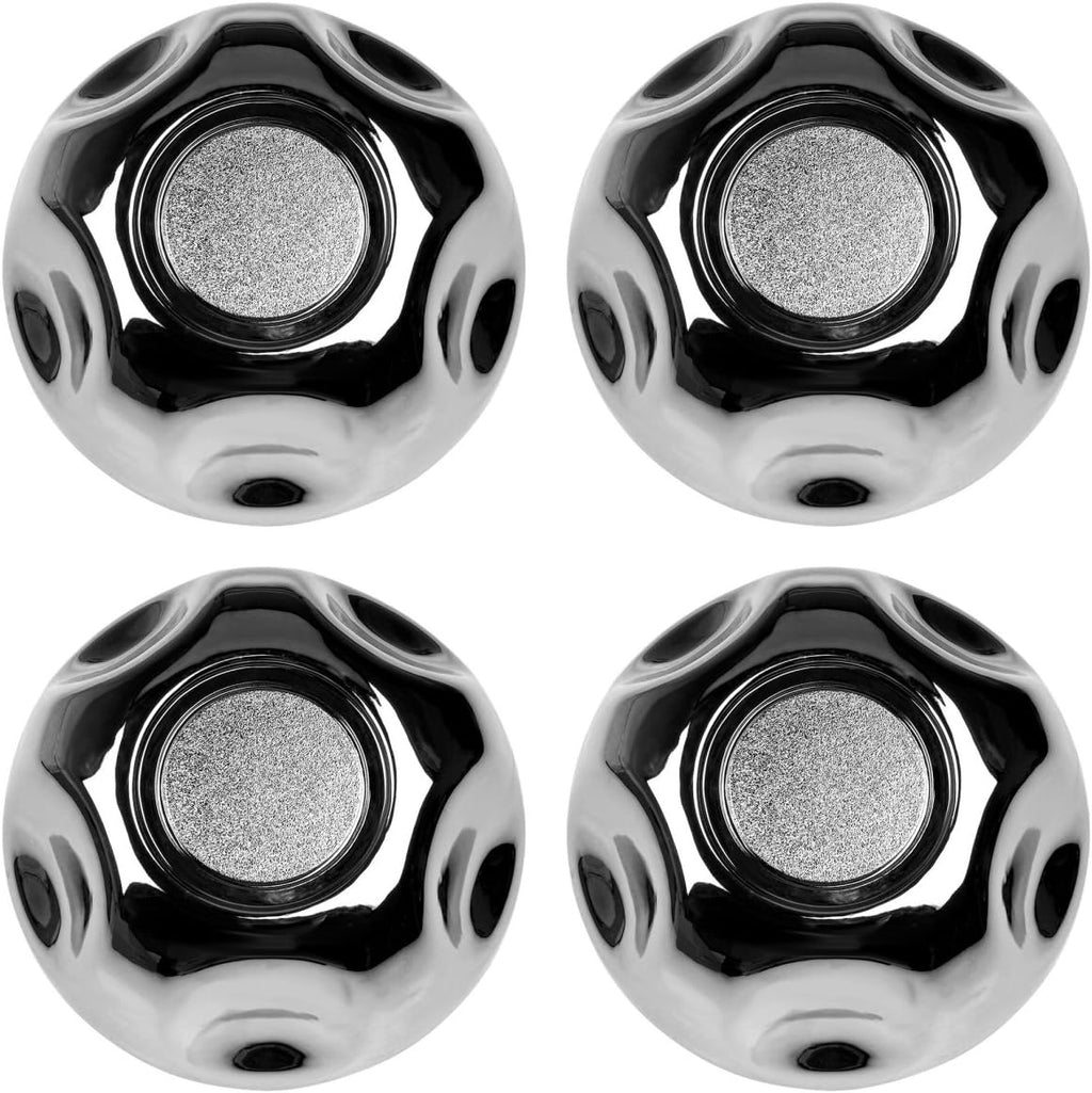 Set of 4 Chrome Wheel Hub Center Caps F394