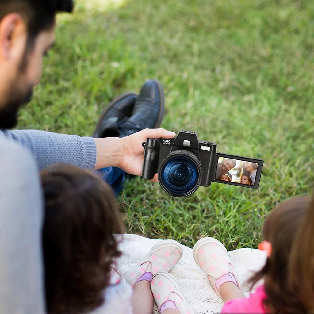 4K Ultra HD 48MP Digital Camera with Wide Angle Lens V674