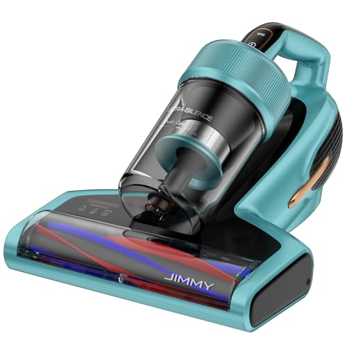 Mattress Vacuum Cleaner with UV-C & Ultrasonic & 5s Quick Heating, 16Kpa Suction 480W Handheld Vacuums with HEPA T1300