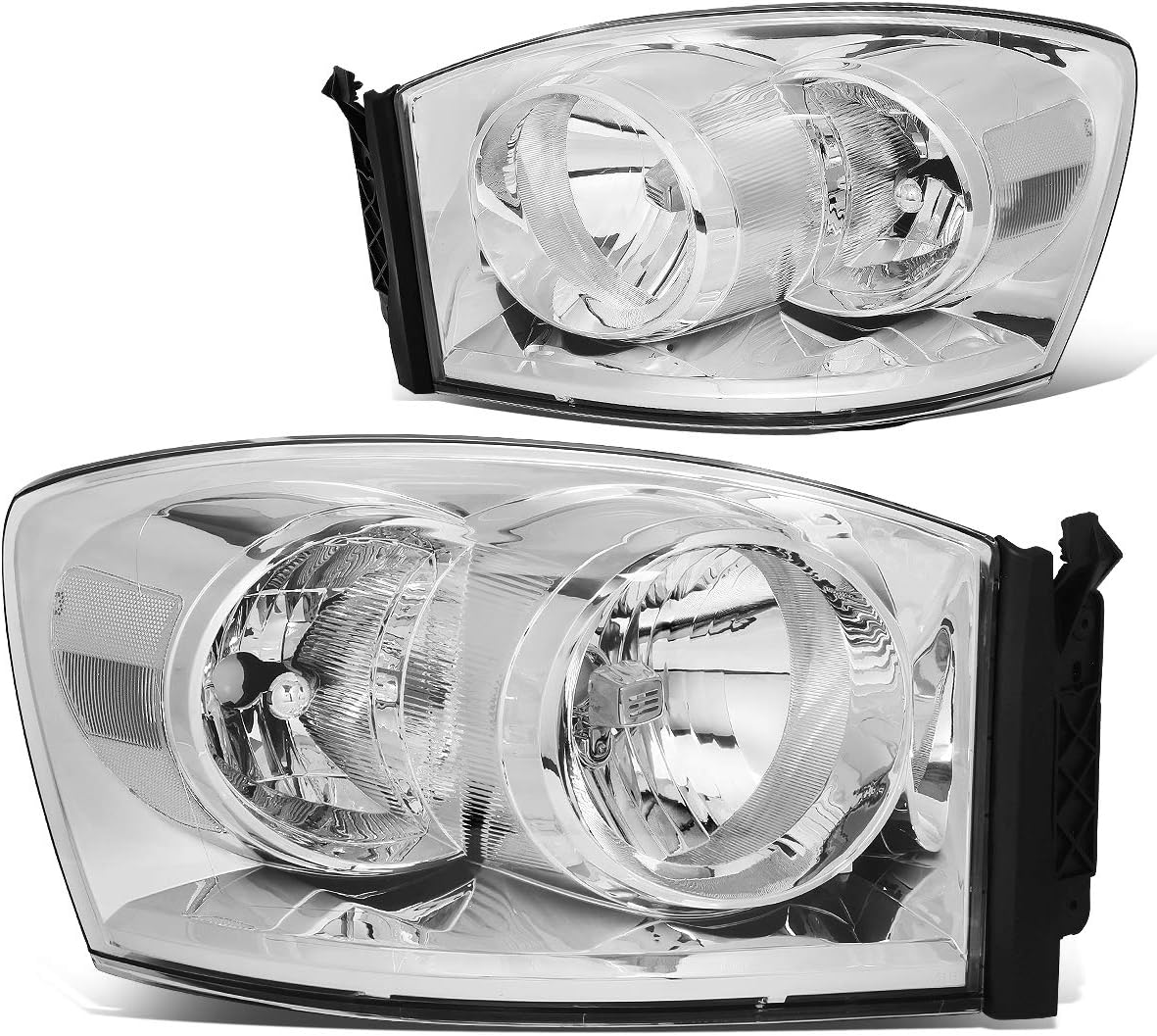 Smoked/Clear Dual LED DRL Sequential Turn Signal Projector Headlights E977