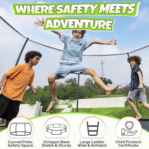 8FT Recreational Trampoline with Enclosure R73764