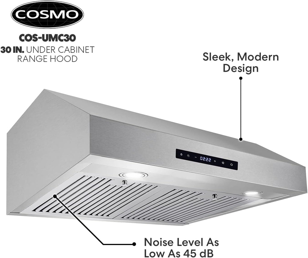 30 in. Ducted Under Cabinet Stainless Steel Range Hood R4534