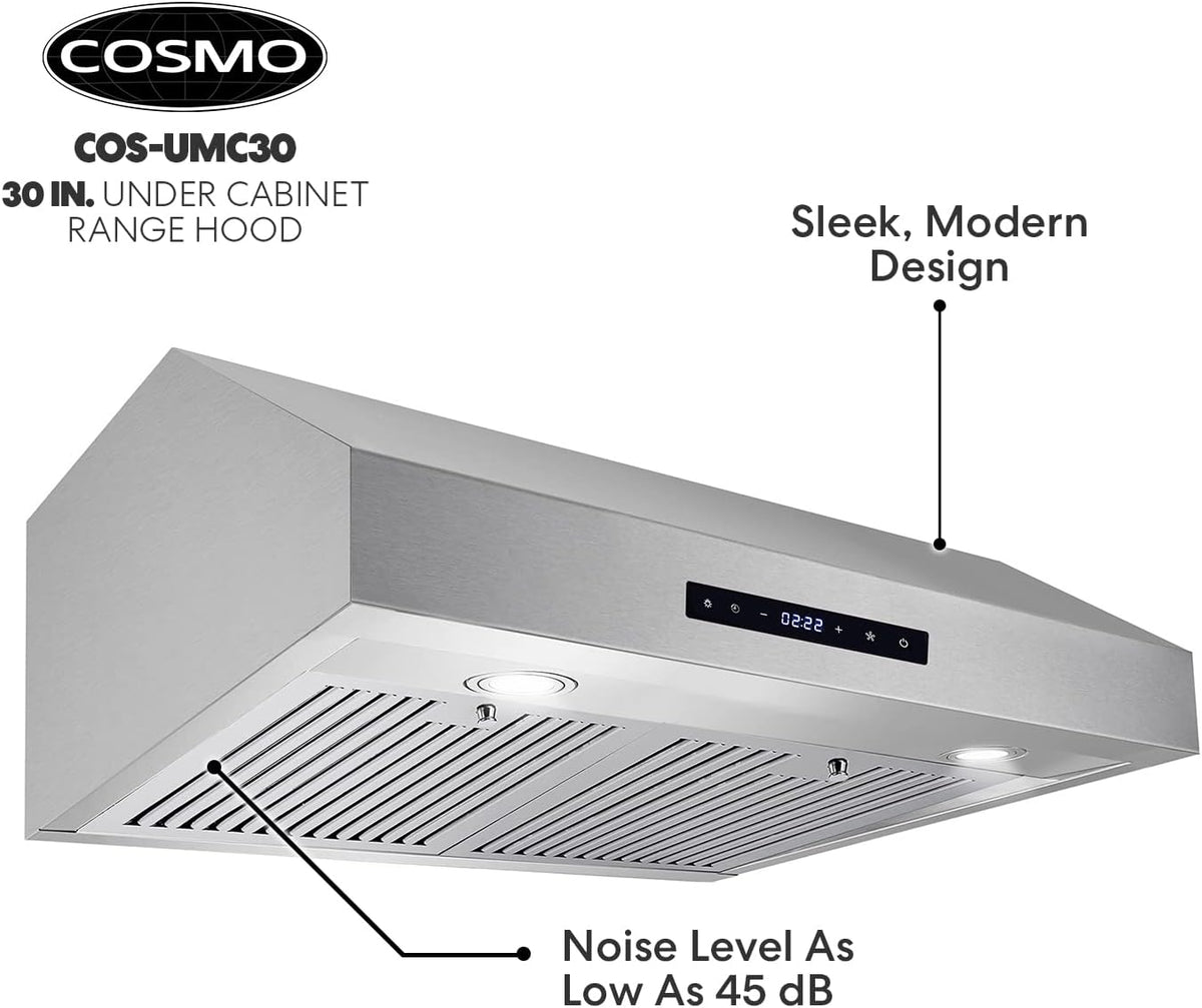 30 in. Ducted Under Cabinet Stainless Steel Range Hood R4534