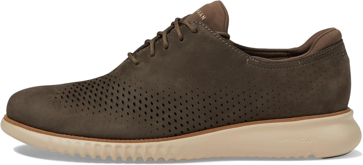 Deep Olive Nubuck/Oat Oxford Shoes J1038