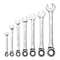 SAE Ratcheting Combination Wrench Set, 7-Piece C21122