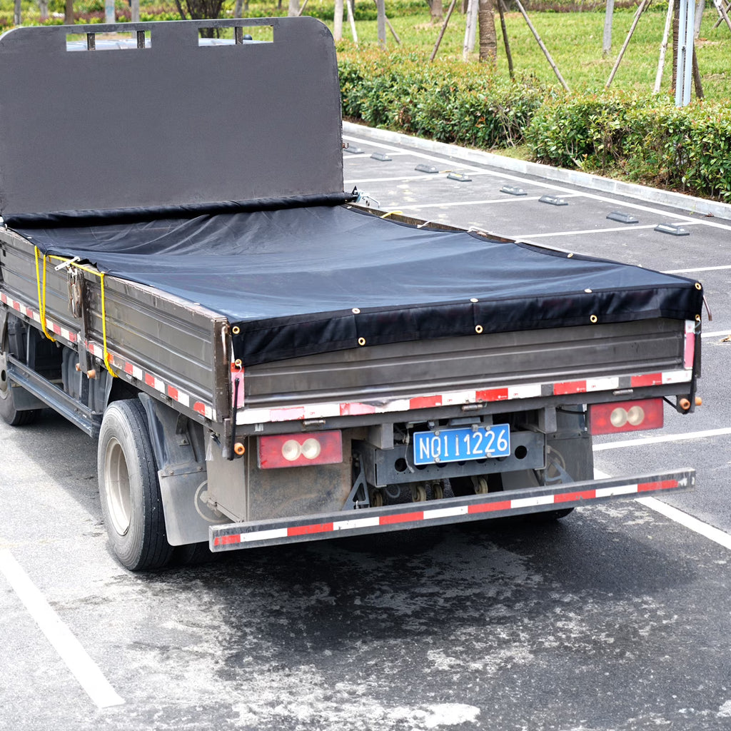 8 x 18 ft PVC 18oz Dump Truck Tarp Mesh Tarp B84183