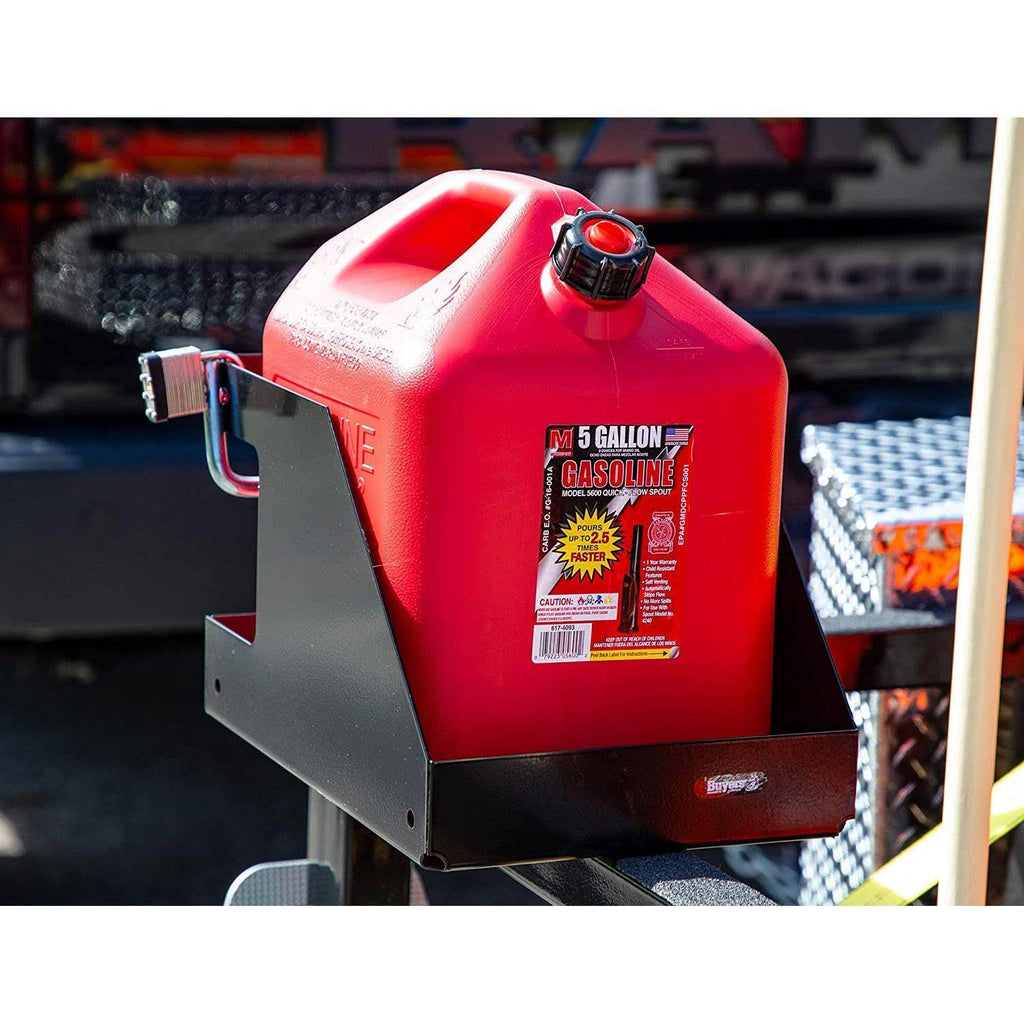 Locking GAS Can Rack O348