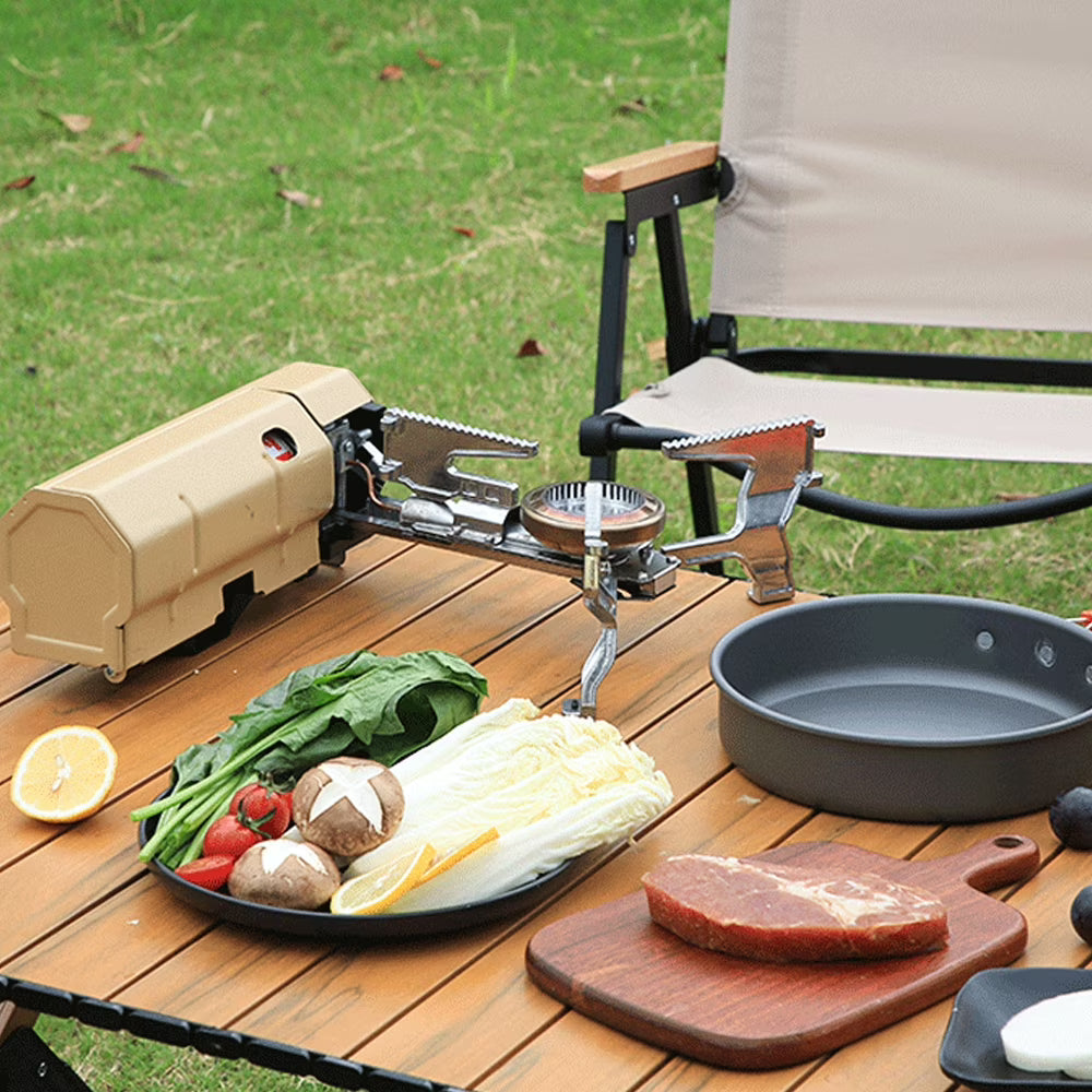 Camping Cassette Stove 2600W with Carrying Bag O282
