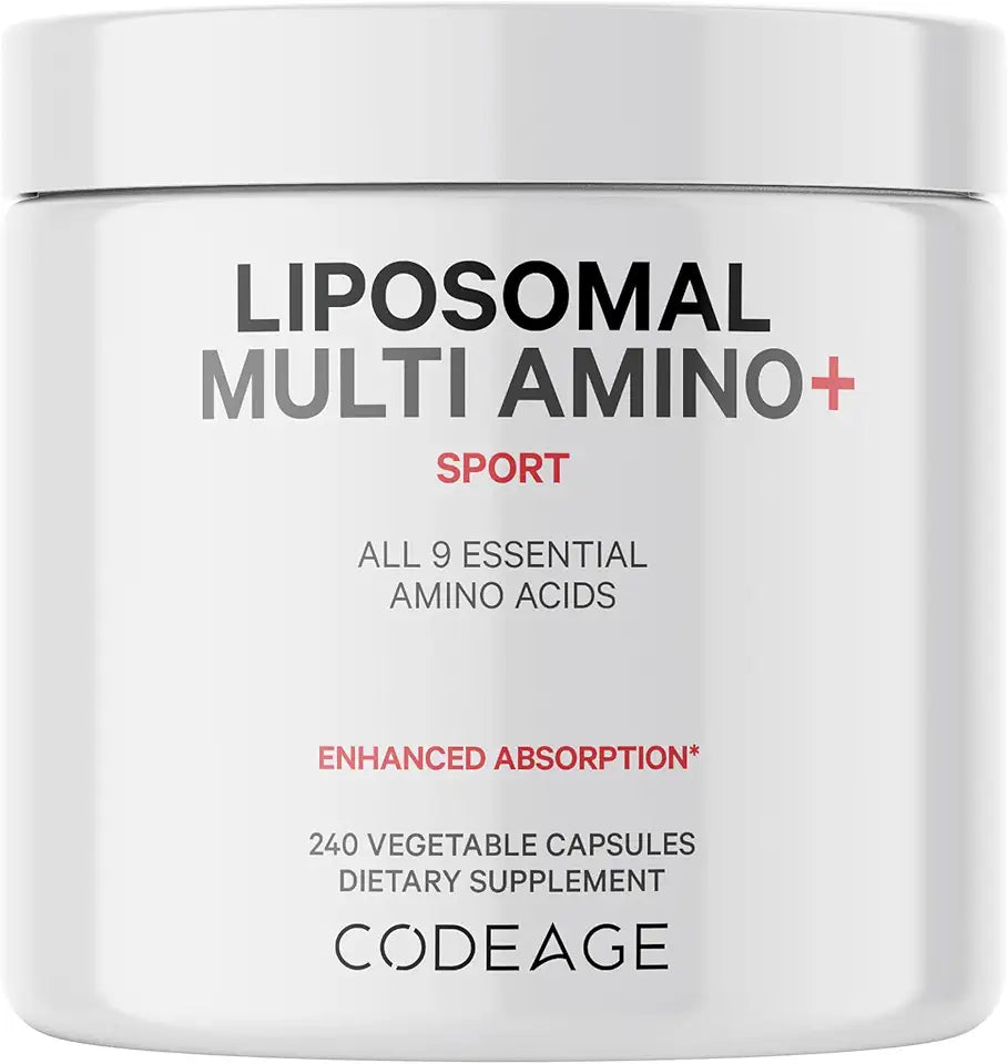 Vegan BCAA & EAA Amino Acid Supplement, 240 Capsules M6977
