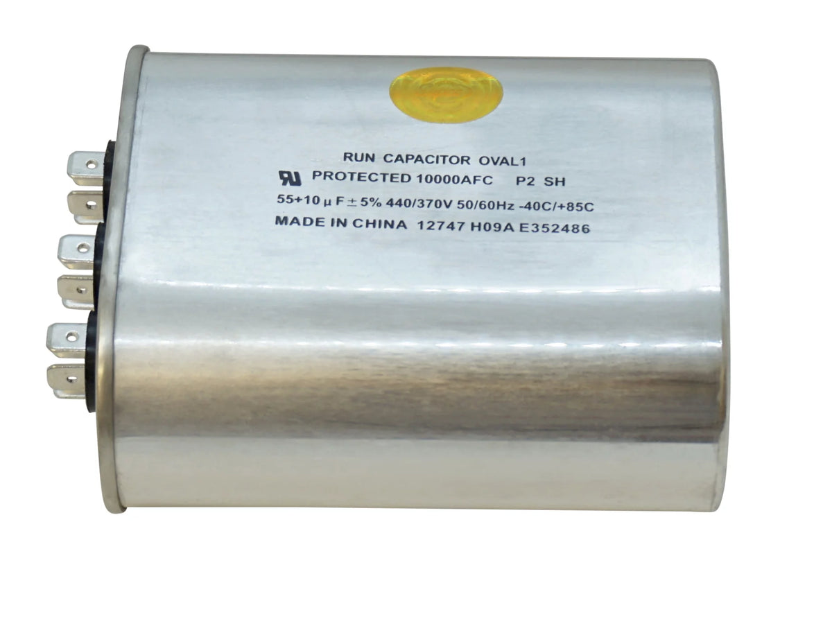 Oval 55 + 10 Mfd. 440 Volt Dual Run Capacitor U161400