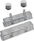Chrome Aluminum Valve Covers with Shielded Breathers M346850