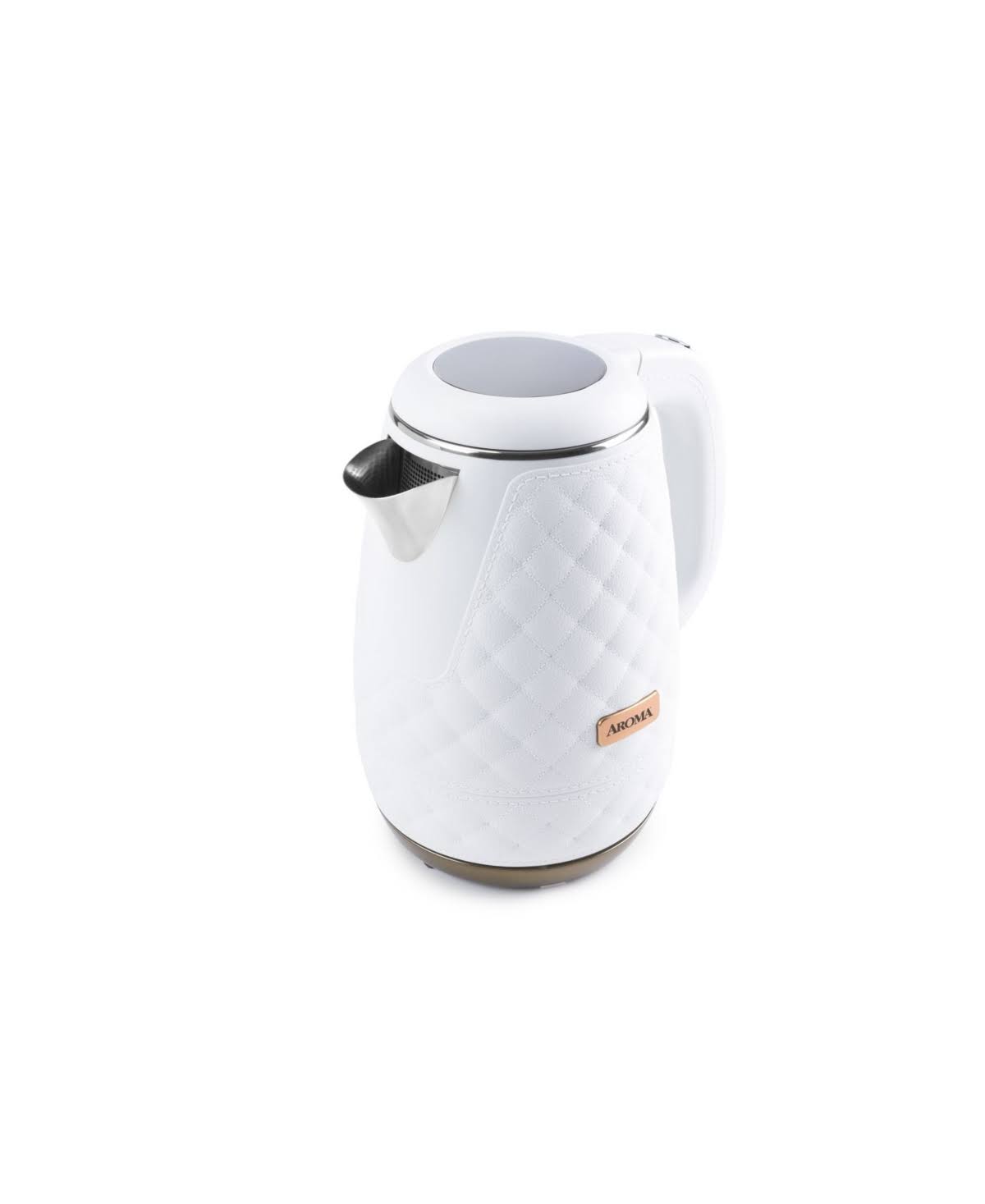 White 1.2L Stainless Steel Electric Water Kettle E980