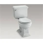 Ice Grey Two Piece Round Front Comfort Height Toilet J7306