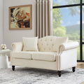 Grey Velvet 2 Seater Chesterfield Sofa R551768