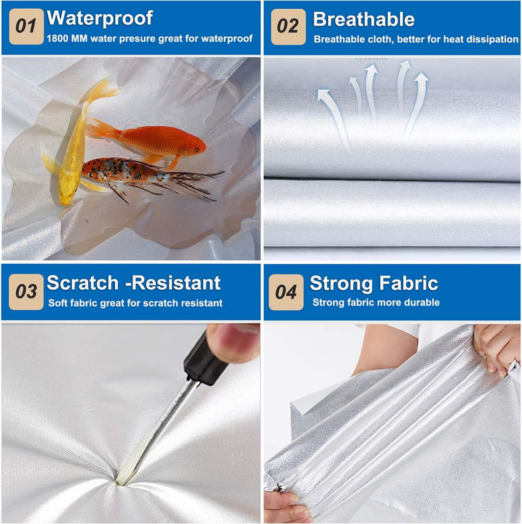 Oxford Car Cover Waterproof All Weather 193 X 72 X 59 inch J1163