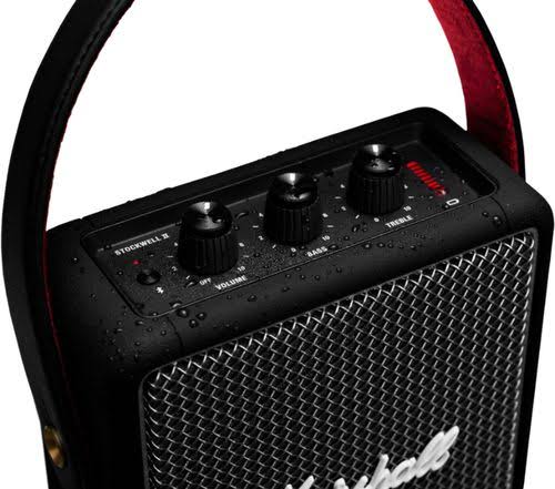 Portable Bluetooth Speaker Black Brass O155