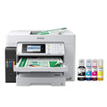 White Wireless Wide-Format Color All-in-One Supertank Printer with Scanner, Copier, Fax and Ethernet Z61691