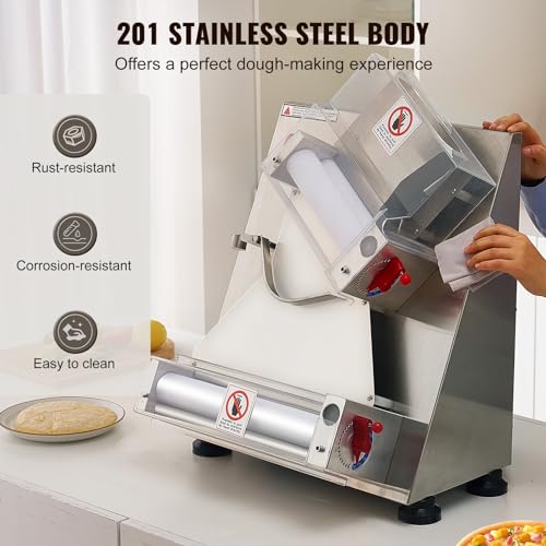 Stainless Steel Automatic Commercial Pizza Dough Roller Sheeter Q65698