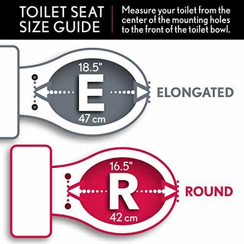 Round Plastic Toilet Seat Biscuit/Linen E5099