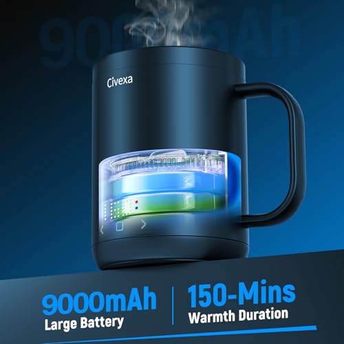 14 Oz Rechargeable Self Heating Coffee Mug J144942