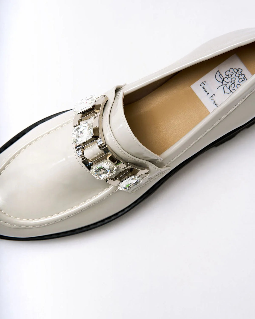 Track Sole Beaded Loafers I37364
