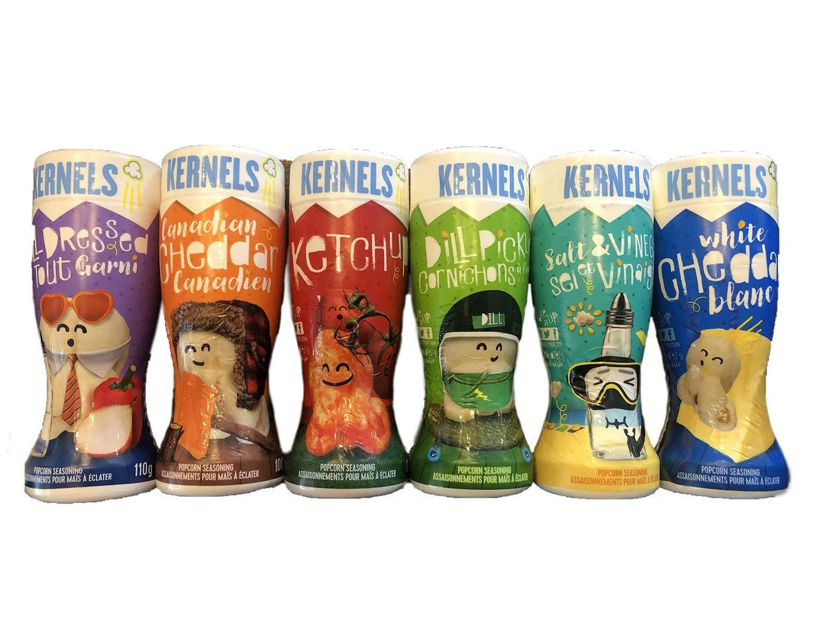 Kernels Popcorn Seasoning Bundle 6 Flavours A146053