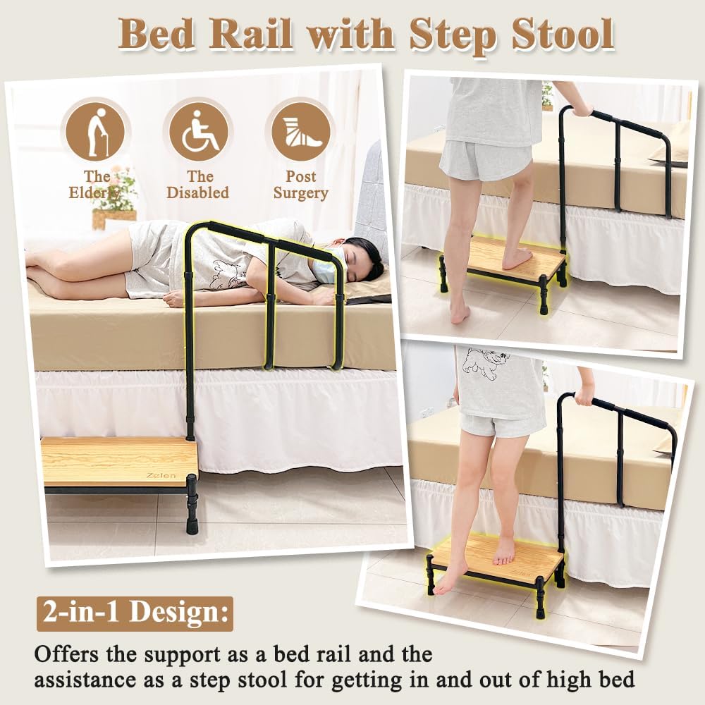 Bed Step Stool with Handle W8795