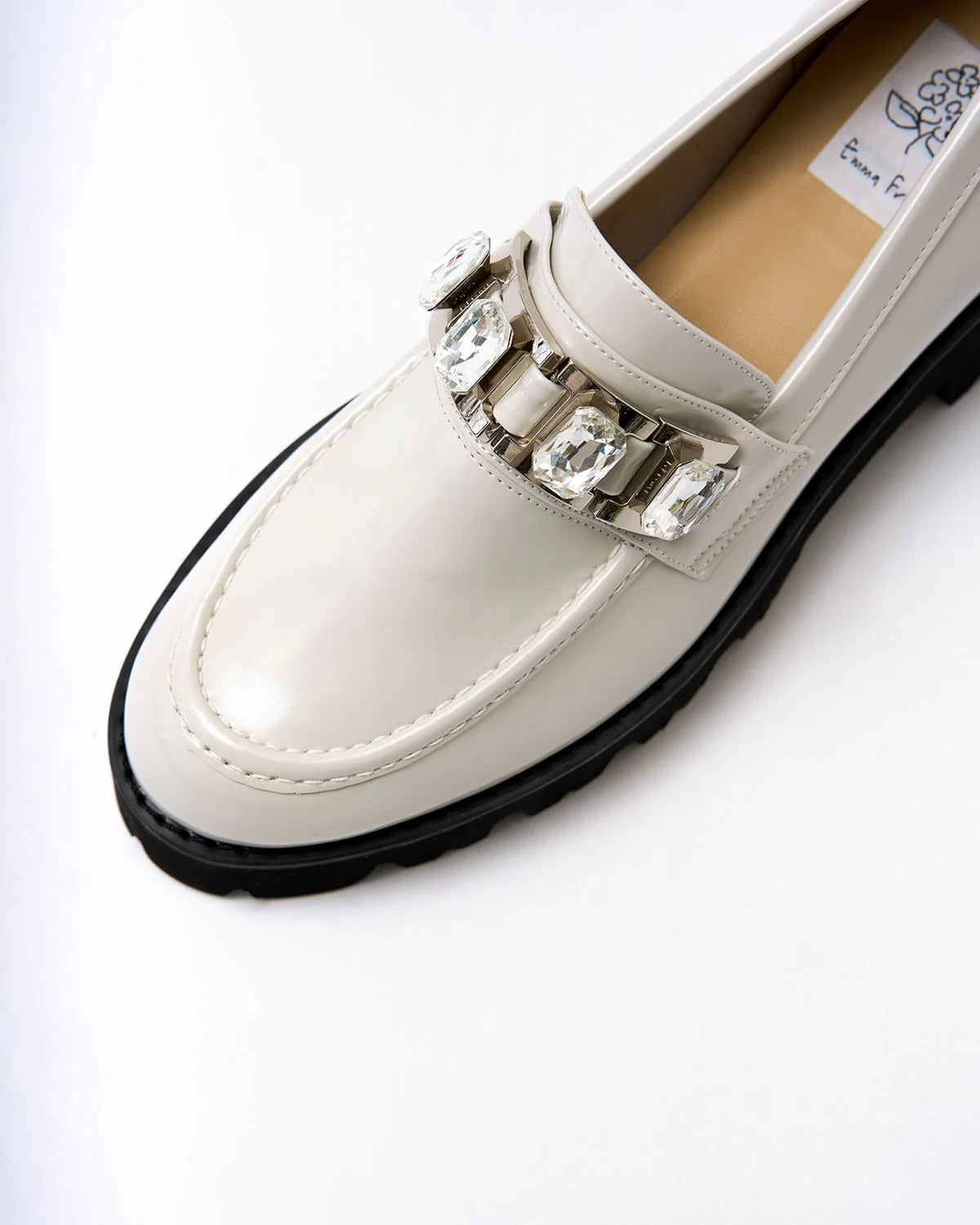 Track Sole Beaded Loafers I37364