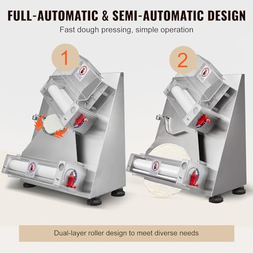 Stainless Steel Automatic Commercial Pizza Dough Roller Sheeter Q65698