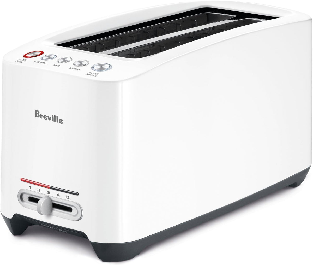 White Lift and Look Touch Toaster V16209